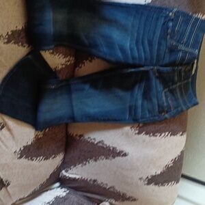 One pair of Size 4 Flare Decloration of Democracy Jeans